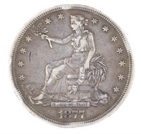 1877-S Seated Liberty Silver Trade Dollar