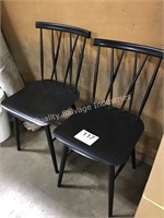 (2) DINING CHAIRS