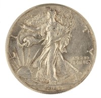 1941 BU Walking Liberty Silver Half Dollar