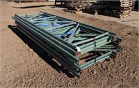 (9) Pallet Racking Uprights, Approx 42"x13FT