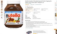 Nutella Hazelnut Chocolate Spread