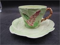 Carleton Ware Cup and Saucer Hollyhock