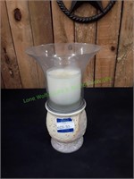 10" The Best Things In Life Candle Holder w/ Globe