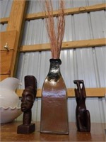 Vase and Wood Decor