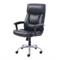 HomeTrends Adjustable High Back Desk Chair, Black