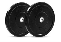 Day 1 Fitness Olympic Bumper Weighted Plates 10lb.