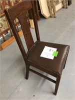solid wood vintage chair
