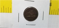 1858 Usa Flying Eagle Cent