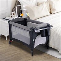 Portable Baby Crib With Comfortable