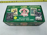 Score 1991 900 player cards, trivia cards