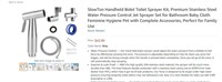 SlowTon Handheld Bidet Toilet Sprayer Kit