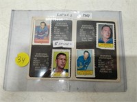 lot of st louis blues stamps 1969