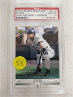 2002 UD Ichiro graded card