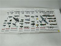 lot of combat aircraft world war II books