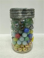 marbles in crown imperial jar