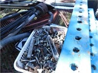 WAGON LOAD - GARDEN TOOLS, WIRE, RIMS, HOSES,