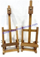 Pair of Small Wooden Easels (19”)