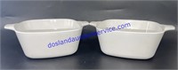 Pair of Vintage Corning Ware 700 ML Dishes