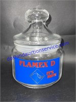 Flamex D Glass Jar & Lid