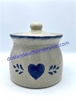 Stoneware Jar & Lid (6”)