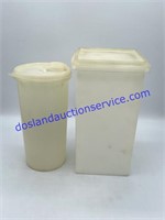 Pair of Vintage Tupperware Containers