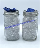 Lot of (11) Decorative Mason Jars