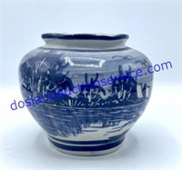 Decorative Stoneware Vase (5”)