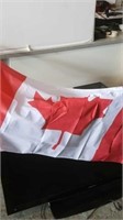 2 Canadian flags 28 x 54"