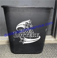 Iowa Lottery Garbage Can