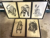 Bob Dale Indigenous Chiefs Prints