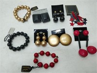colourful earring & bracelet sets