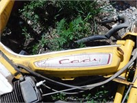 VINTAGE YELLOW MOPED NEEDS REPAIR NO OWNERSHIP