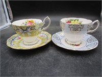 Two Cup and Saucer Sets