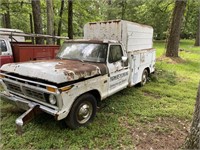 3/4 Ton Ford Service Truck, Compartments Full of