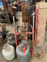 Butane Bottles, Barrel Dolly, Barrel Pump