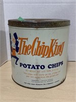 Vintage Tin - The Chip King Potato Chips