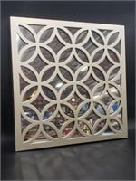 Decorative Metal Look Wall Mirror