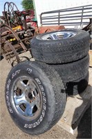 Bridgestone P265/70R17 Tires & Rims