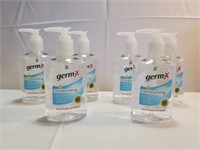 Germ-X 6 - 8 oz bottles.with pump