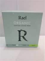 Rael Organic Cotton Cover Pads Large 12 ct