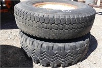 2 Tires and Rims (Poor Condition)