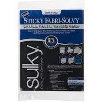 Sulky 8.5x11 stabilizer, 8.5" x 11" 12-Pack,