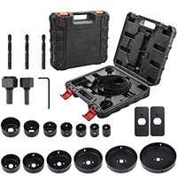 "Used" Hole Saw Kit, 19 Pieces 3/4-6 Full Set in
