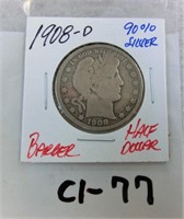 C1-77  1898  D Barber half dollar