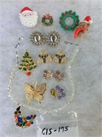 C15-175 assorted costume jewelry