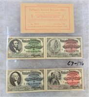 C7-176 Four 1893 Columbian Exposition tickets