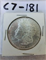 C7-181 1885O Morgan silver dollar
