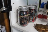 BUTTONS IN JARS