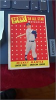 1958 Topps all star Mickey Mantle