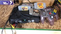 Storage find Nintendo 64 lot. System, controller,